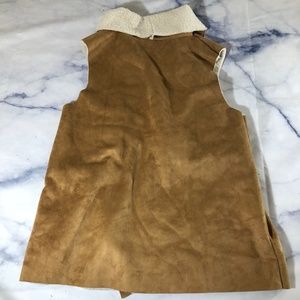 Veste Ouverture Devant Imitation Shearling - Madison & Lola - Crème/Beige - Taille L
